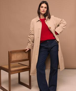 Trench droit femme - LuluCastagnette vue1 - LULUCASTAGNETTE - GEMO