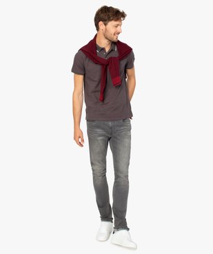 Polo homme à manches courtes et micro-motif vue5 - Nikesneakers C4G HOMME - Nikesneakers