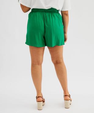 Short fluide coupe ample femme grande taille vue4 - GEMO (G TAILLE) - GEMO