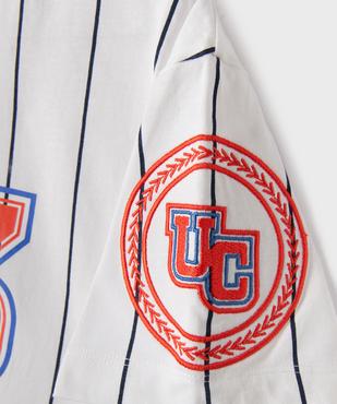 Tee-shirt manches courtes esprit sport fille - Camps United vue4 - CAMPS US GEMO FOR GOOD - GEMO