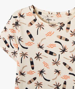 T-shirt imprimé à motifs garçon vue1 - GEMO (ENFANT) - GEMO