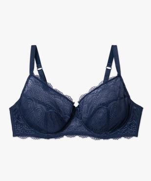 Soutien-gorge emboitant à armatures en dentelle grande taille vue4 - GEMO(HOMWR FEM) - GEMO