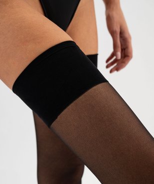 Bas classiques en voile transparent 20D femme vue2 - GEMO(HOMWR FEM) - GEMO