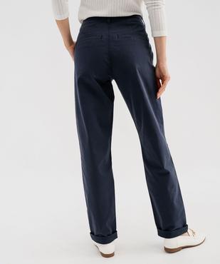 Pantalon chino coupe regular femme vue8 - GEMO(FEMME PAP) - GEMO