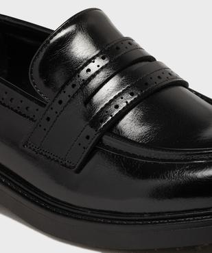 Mocassins vernis mat à détails ajourés femme - Follow Me vue6 - FOLLOW ME - GEMO