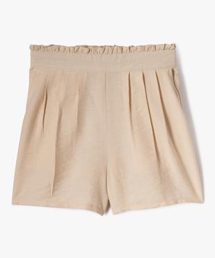 Short ample en viscose fluide à enfiler fille vue1 - GEMO 4G FILLE - GEMO