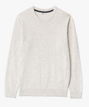 Pull en maille fine mouchetée homme vue4 - GEMO (HOMME) - GEMO