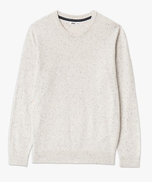 Pull en maille fine mouchetée homme vue4 - GEMO (HOMME) - GEMO