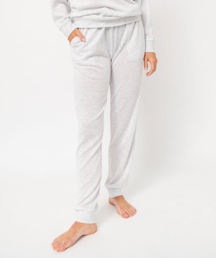 Pantalon de pyjama en maille fine femme vue2 - GEMO(HOMWR FEM) - GEMO