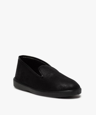 Chaussons homme unis style charentaises vue2 - Nikesneakers(HOMWR HOM) - Nikesneakers
