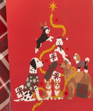 Pochette cadeau spéciale Noël avec motifs chiens vue2 - GEMO (ACCESS) - GEMO