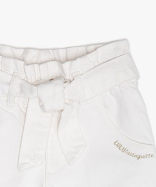 Pantalon fille coupe large avec ceinture – Lulu Castagnette vue2 - LULUCASTAGNETTE - GEMO