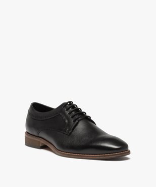 Derbies femme à bride à boucle et semelle crantée vue2 - GEMO(URBAIN) - GEMO