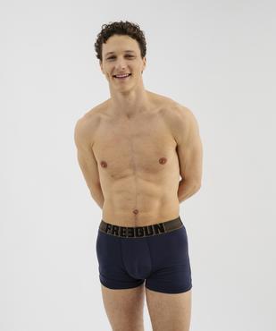 Boxer uni en microfibre extra douce homme - Freegun vue2 - FREEGUN - GEMO