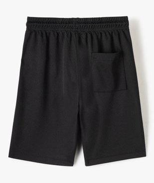 Bermuda garçon en maille légère à taille élastiquée vue3 - GEMO (ENFANT) - GEMO