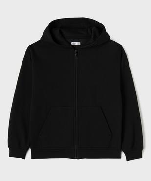 Sweat zippé à capuche avec intérieur molletonné garçon vue1 - GEMO 4G GARCON - GEMO