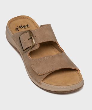 Mules deux brides spéciales confort femme vue5 - G'FLEX - GEMO