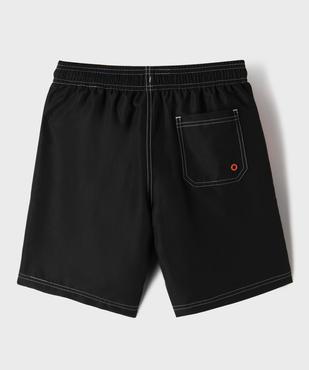 Short de surf tricolore avec ceinture ajustable garçon vue3 - GEMO 4G GARCON - GEMO