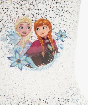 Bottes de pluie fille à paillettes argentées Reine des neiges vue6 - REINE DES NEIGE - GEMO