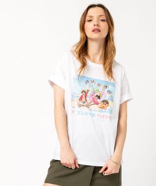 Tee-shirt manches courtes imprimé femme - One Piece vue2 - ONE PIECE - GEMO