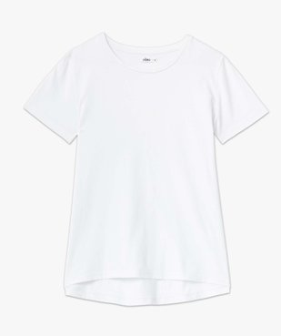Tee-shirt femme à manches courtes et col rond vue4 - GEMO(FEMME PAP) - GEMO