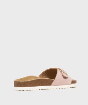 Mules 1 bride à boucle et semelle intérieure cuir femme - Valentina Baldano vue4 - VALENTINA BALDA - GEMO