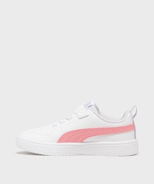 Baskets basses lacets élastiques et scratch Rickie AC fille - Puma vue3 - PUMA - GEMO