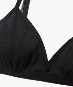 Soutien-gorge triangle à fines bretelles fille vue2 - GEMO 4G FILLE - GEMO