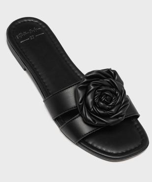 Mules plates à fleur en relief femme vue5 - VALENTINA BALDA - GEMO