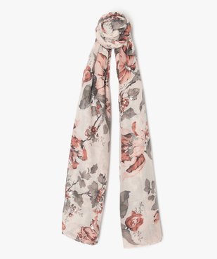Foulard femme à fleurs et détails argentés vue1 - Nikesneakers (ACCESS) - Nikesneakers