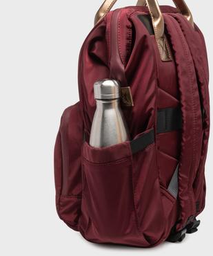 Sac à dos spécial ordinateur avec touches métallisées femme vue3 - GEMO (ACCESS) - GEMO