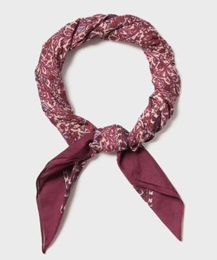 Foulard en coton à motifs fleuris femme vue3 - GEMO (ACCESS) - GEMO