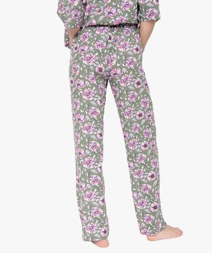 Pantalon de pyjama femme imprimé vue3 - GEMO(HOMWR FEM) - GEMO