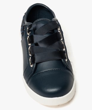 Baskets pailletées fille avec lacets rubans vue5 - GEMO (ENFANT) - GEMO