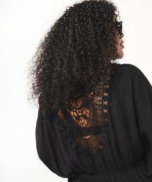 Robe de plage avec dos dentelle femme grande taille vue2 - GEMO 4G FEMME - GEMO