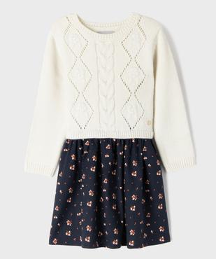 Robe effet 2-en-1 fille - LuluCastagnette vue1 - LULUCASTAGNETTE - GEMO