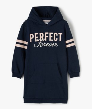 Robe fille forme sweat à capuche à motifs vue1 - Nikesneakers (ENFANT) - Nikesneakers