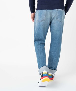 Jean homme coupe Regular aspect délavé vue3 - GEMO (HOMME) - GEMO