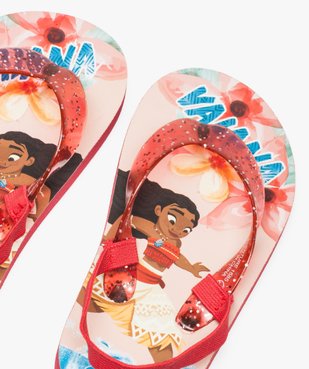 Tongs fille avec brides pailletées et élastique - Vaïana vue3 - VAIANA - GEMO