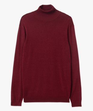Pull à col roulé en maille fine homme vue4 - GEMO 4G HOMME - GEMO