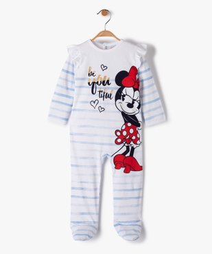 Pyjama bébé à rayures et motif Minnie - Disney vue1 - DISNEY DTR - GEMO