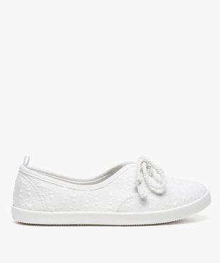 Ballerines en toile avec lacets cordelette femme - Valentina Baldano vue3 - VALENTINA BALDA - GEMO