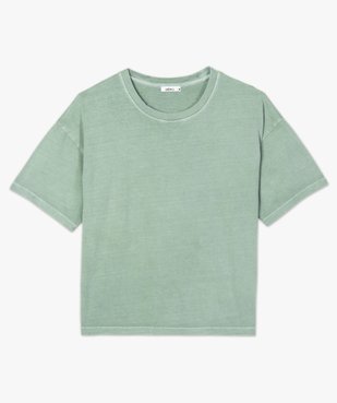 Tee-shirt femme à manches courtes coupe ample vue4 - GEMO(FEMME PAP) - GEMO