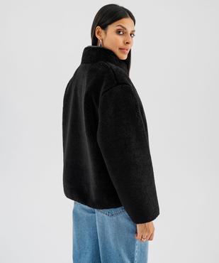 Blouson en fourrure imitation femme vue3 - GEMO 4G FEMME - GEMO