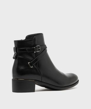 Boots zippées à petit talon femme vue4 - VALENTINA BALDA - GEMO