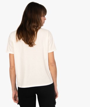 Tee-shirt femme large - Disney Animals vue3 - DISNEY DTR - GEMO