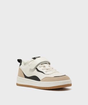 Baskets à scratch avec empiècements contrastants garçon - 5 Miles vue2 - 5 MILES - GEMO