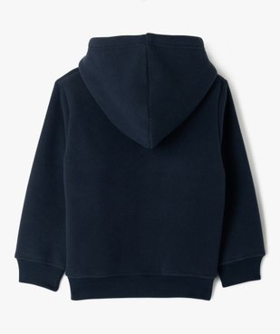 Sweat zippé en maille polaire avec intérieur sherpa garçon vue4 - GEMO (ENFANT) - GEMO