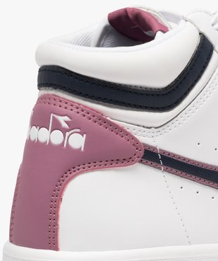 Baskets femme bicolores à tige montante - Diadora Game High vue6 - DIADORA - GEMO