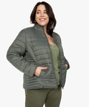 Doudoune femme matelassage fin avec col montant vue5 - GEMO (G TAILLE) - GEMO
